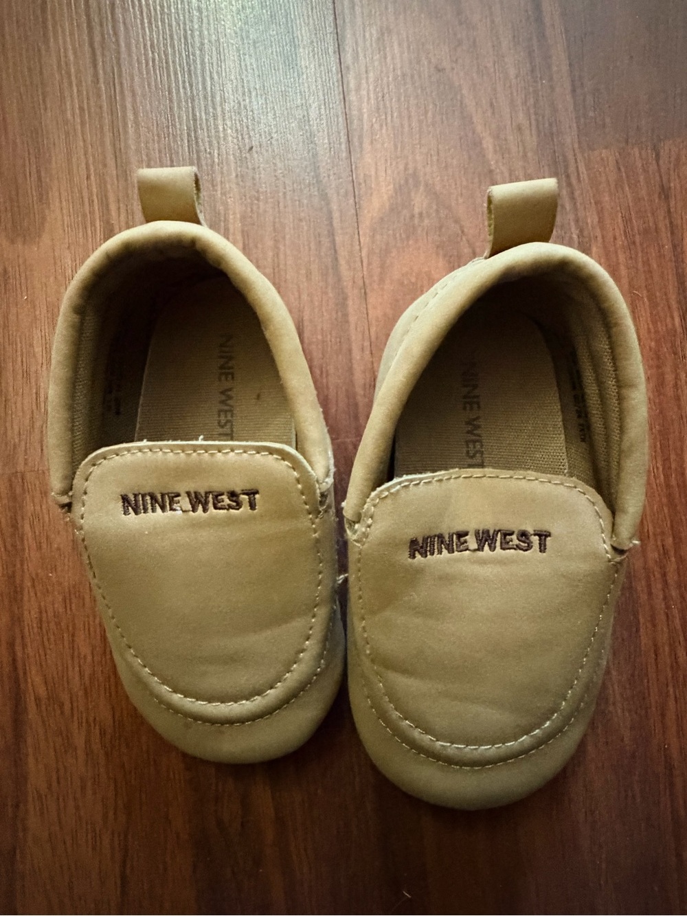 Nine West Tan Slip-On Baby Walker Shoes